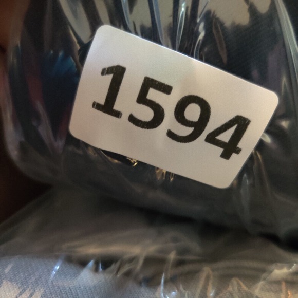 Express Skirt Womens 4 Blue Gold Button Accents Business Casual Pencil Style - Picture 6 of 6